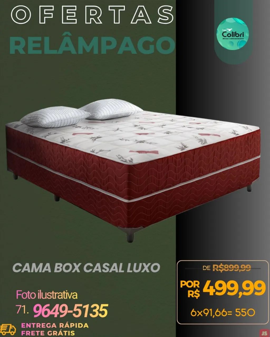 Cama Box Casal Promoção  - Foto 5