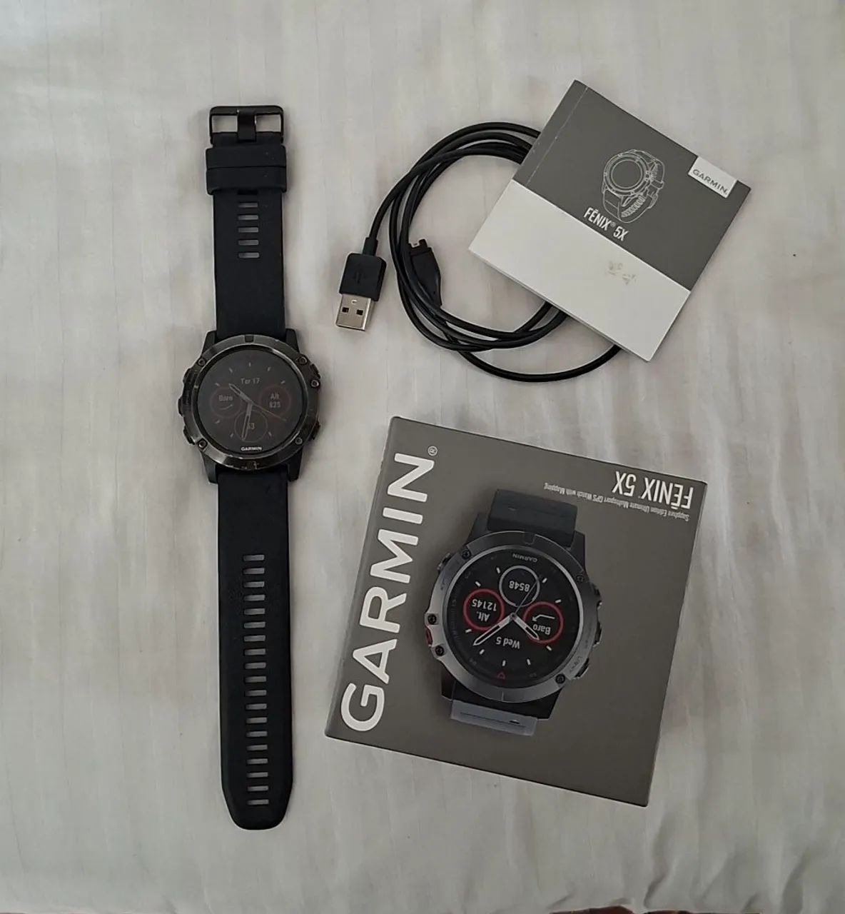 Garmin Fênix 5x Safira