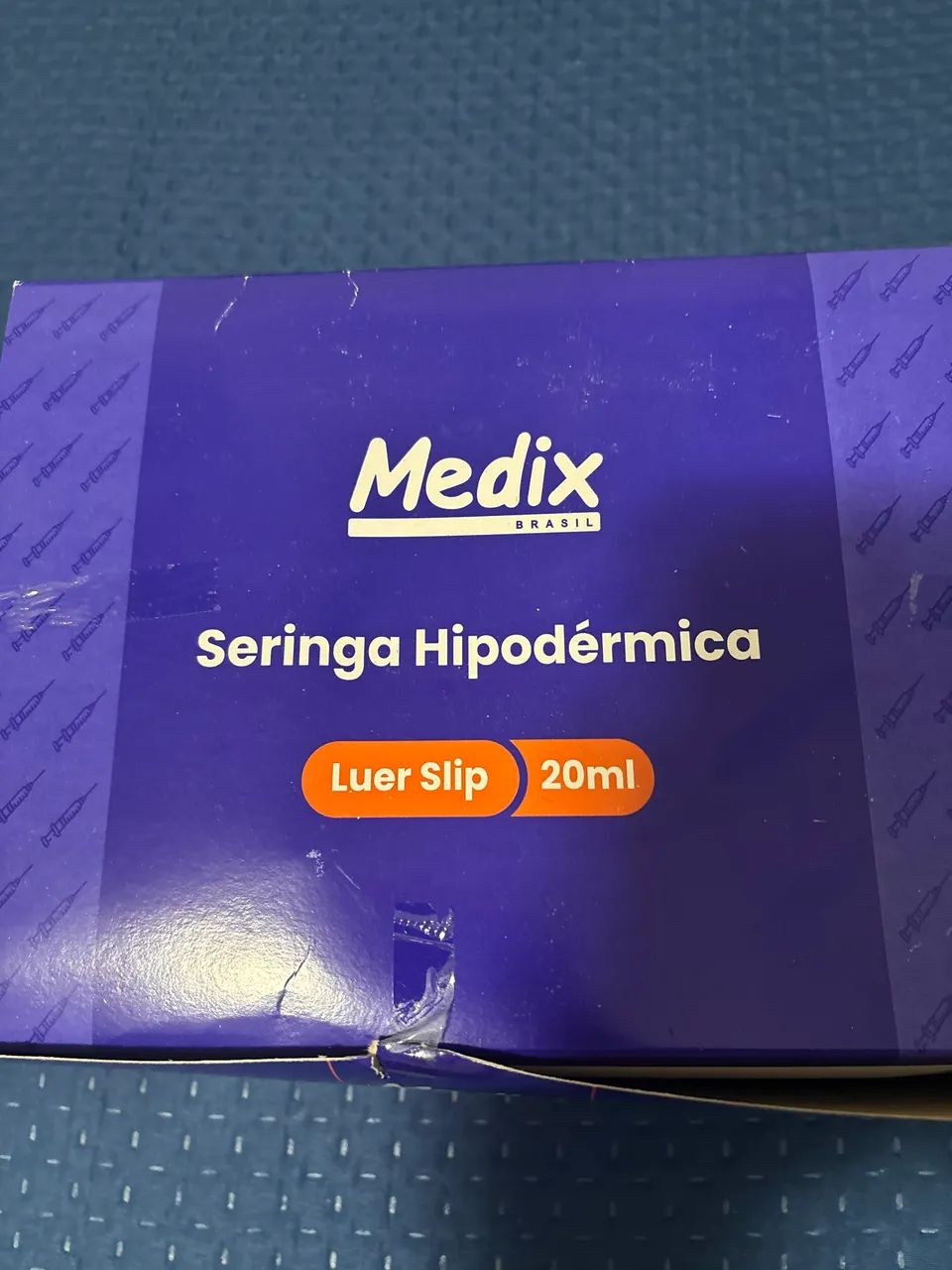 Seringa 20 ml bico liso luer slip 