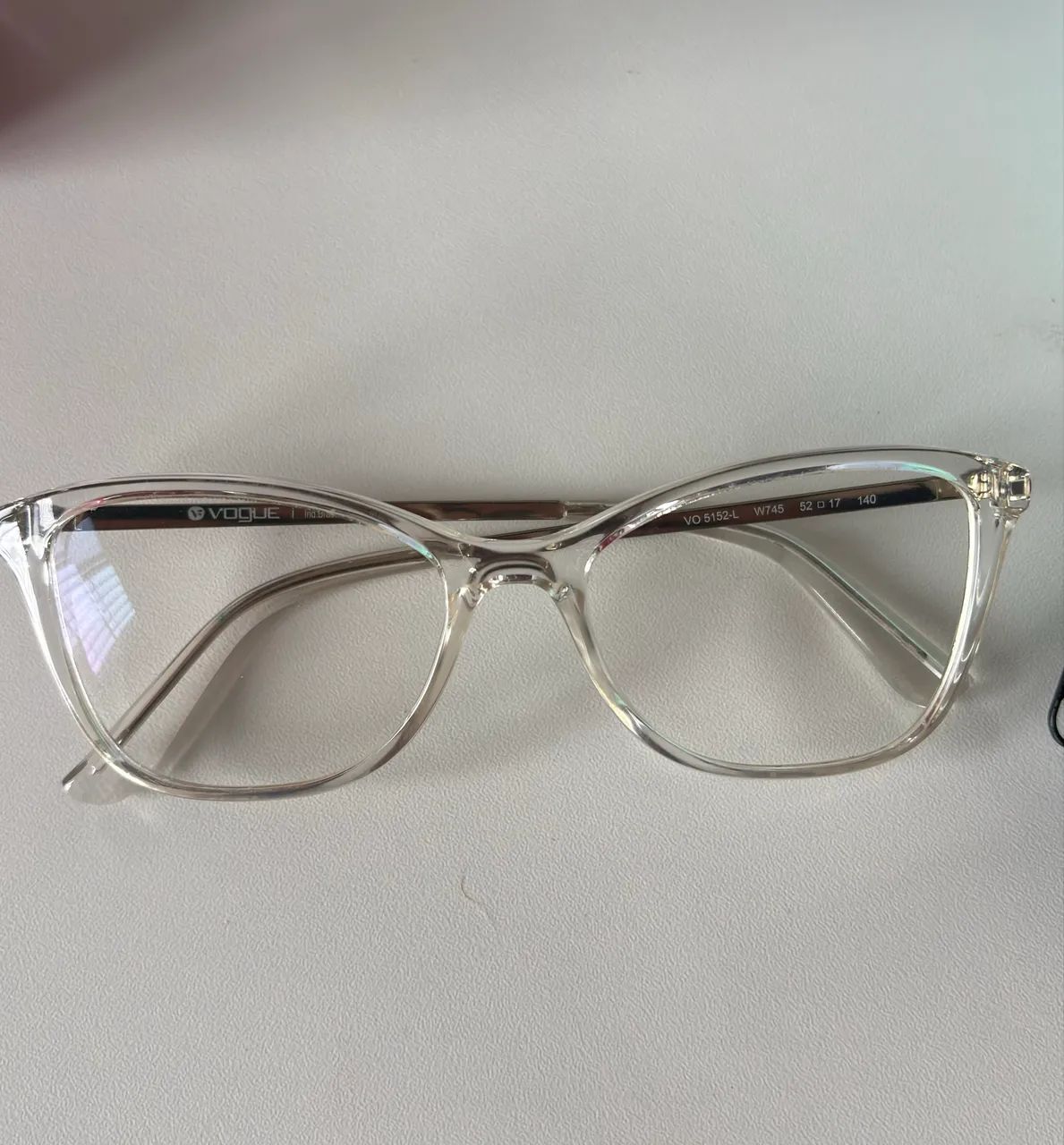 Armação óculos Vogue Transparente Original (NF)