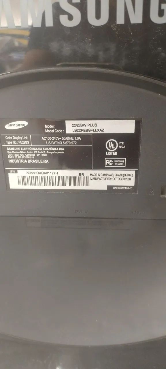 VENDO MONITORES DE COMPUTADOR COM DEFEITO - Foto 4