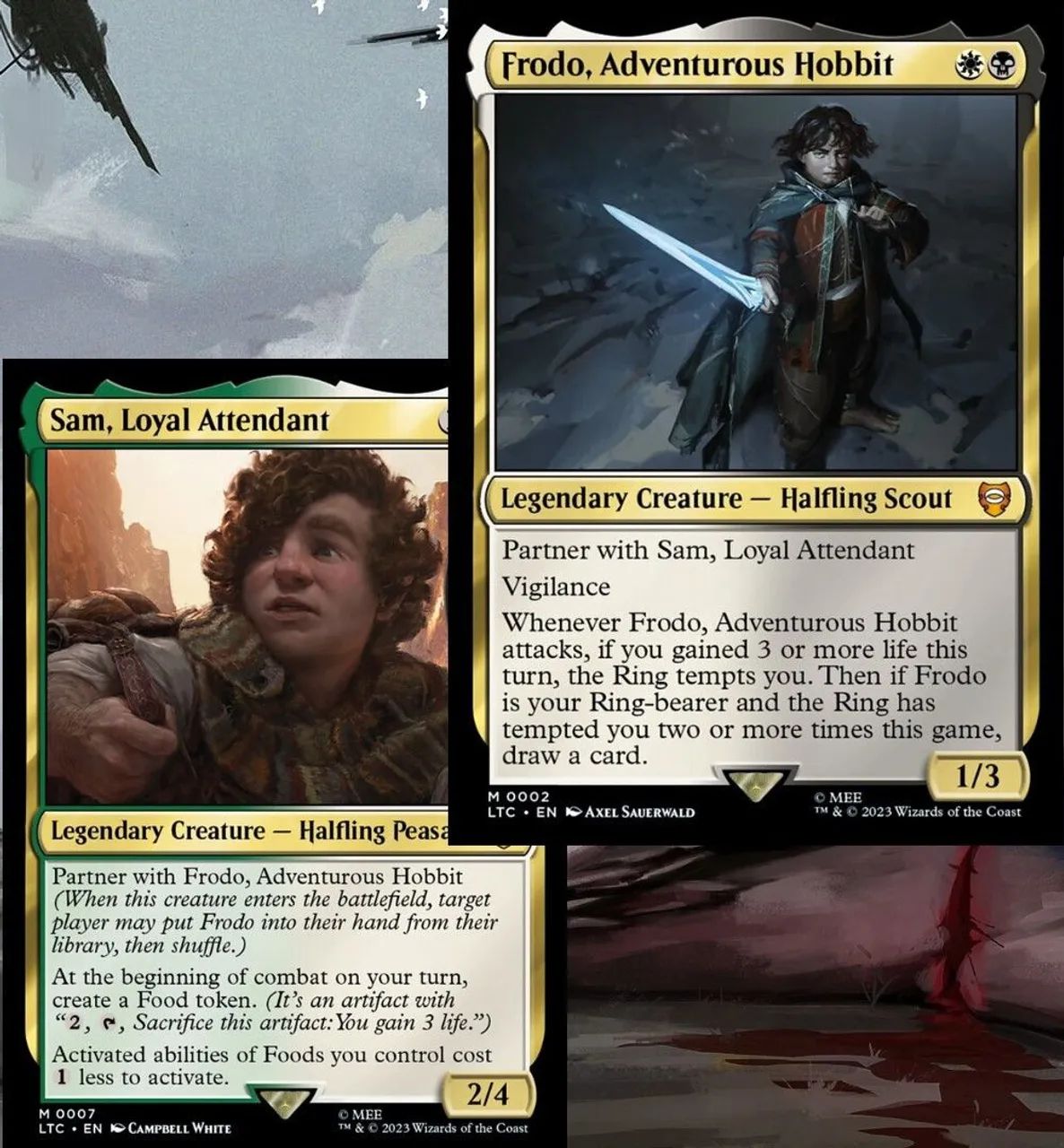 Deck de commande frodo e sam, food and fellowship - precon
