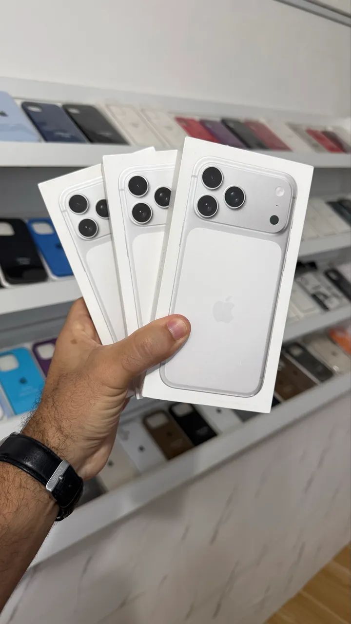 iPhone 17 pro Max 256GB Silver lacrado - Celulares e Smartphones