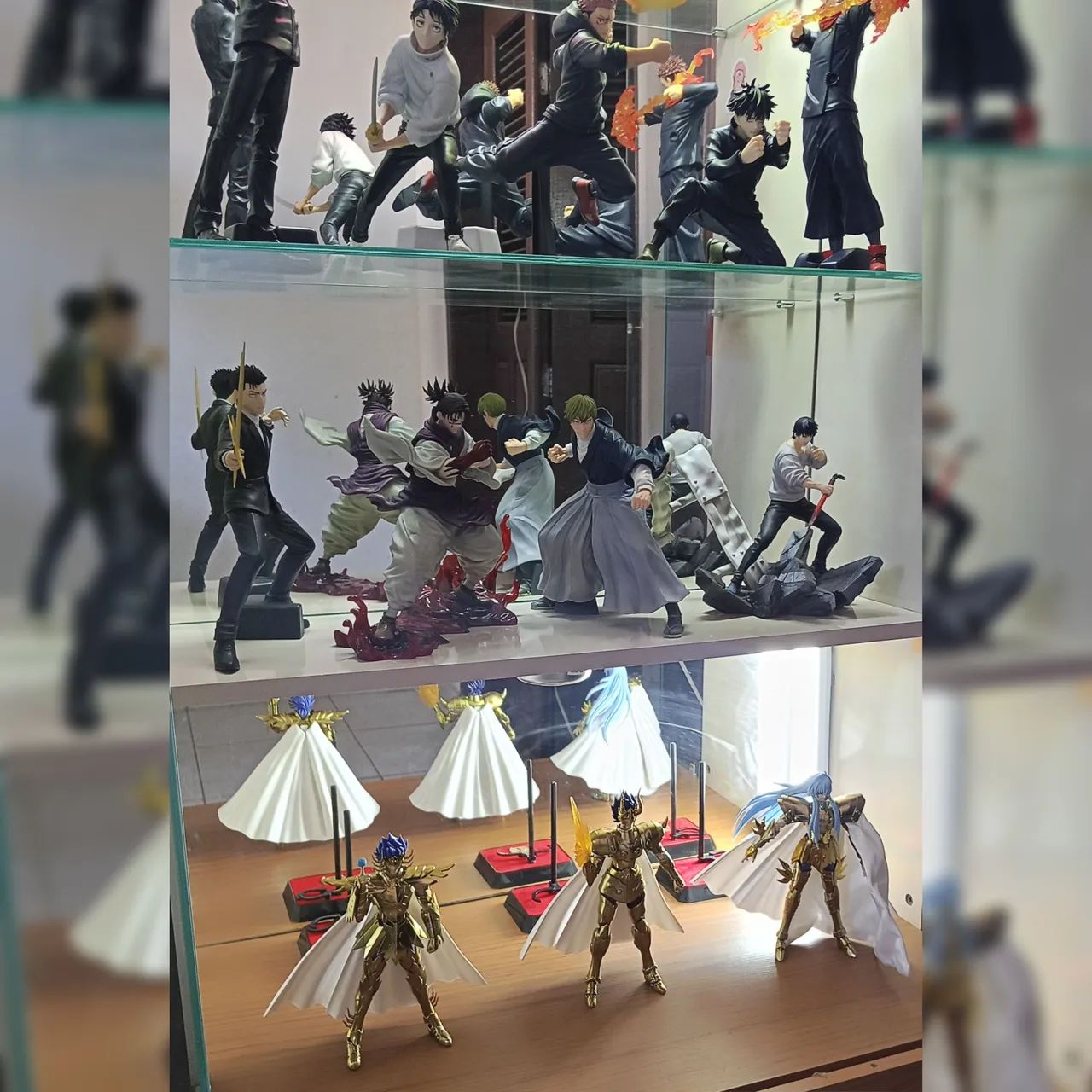 Coleção completa com 64 action figures 100% originais com 3 cristaleiras - Foto 5