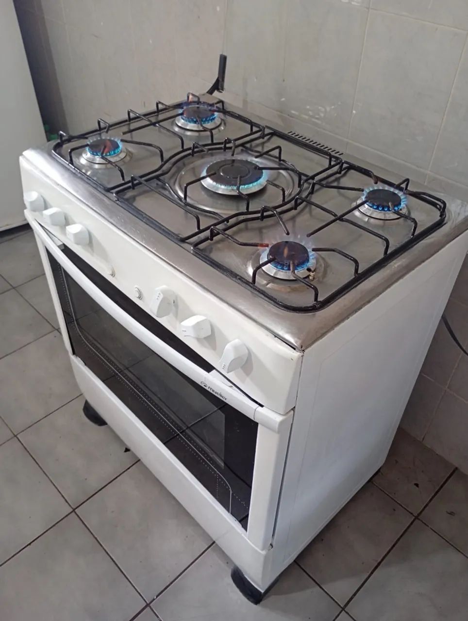 Fogão Mueller automático 5 bocas funcionando perfeitamente  - Foto 2