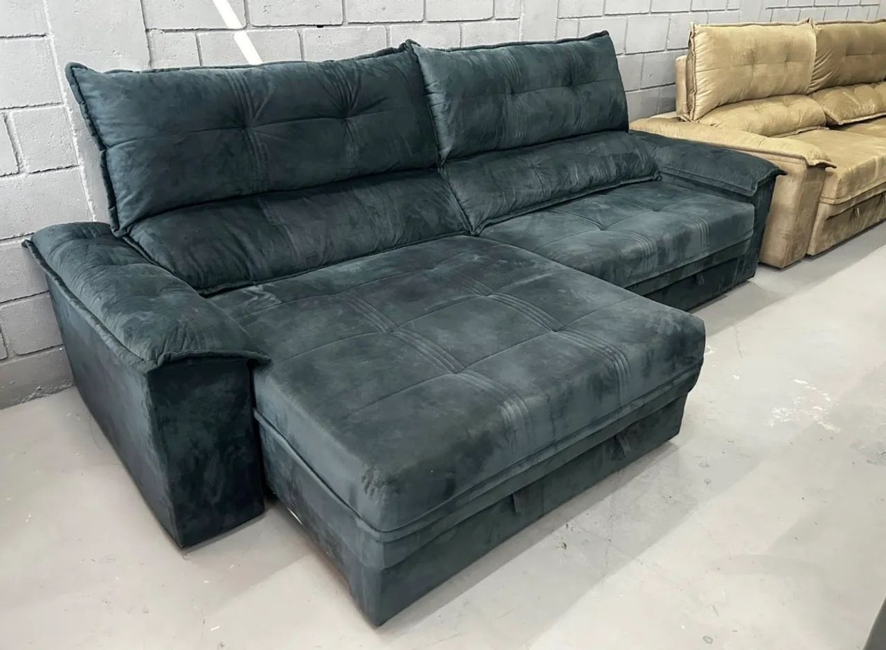 Sofá Retrátil e Reclinável 2.90m NOVO ( Direto da Fábrica ) - Foto 3