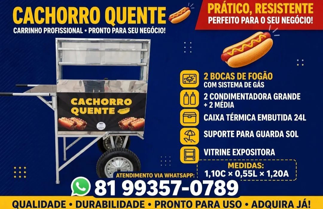 Carrinho cachorro quente  - Foto 4