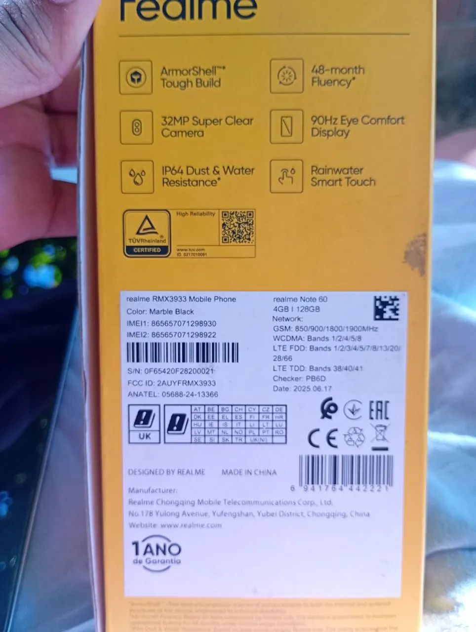 Celular Realme Note 60 128GB - Foto 4
