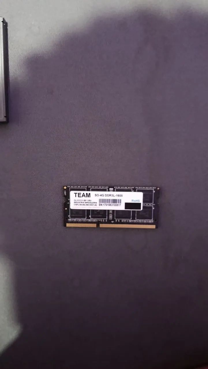 Memória RAM SO-DIMM DDR3L.65049958457218120