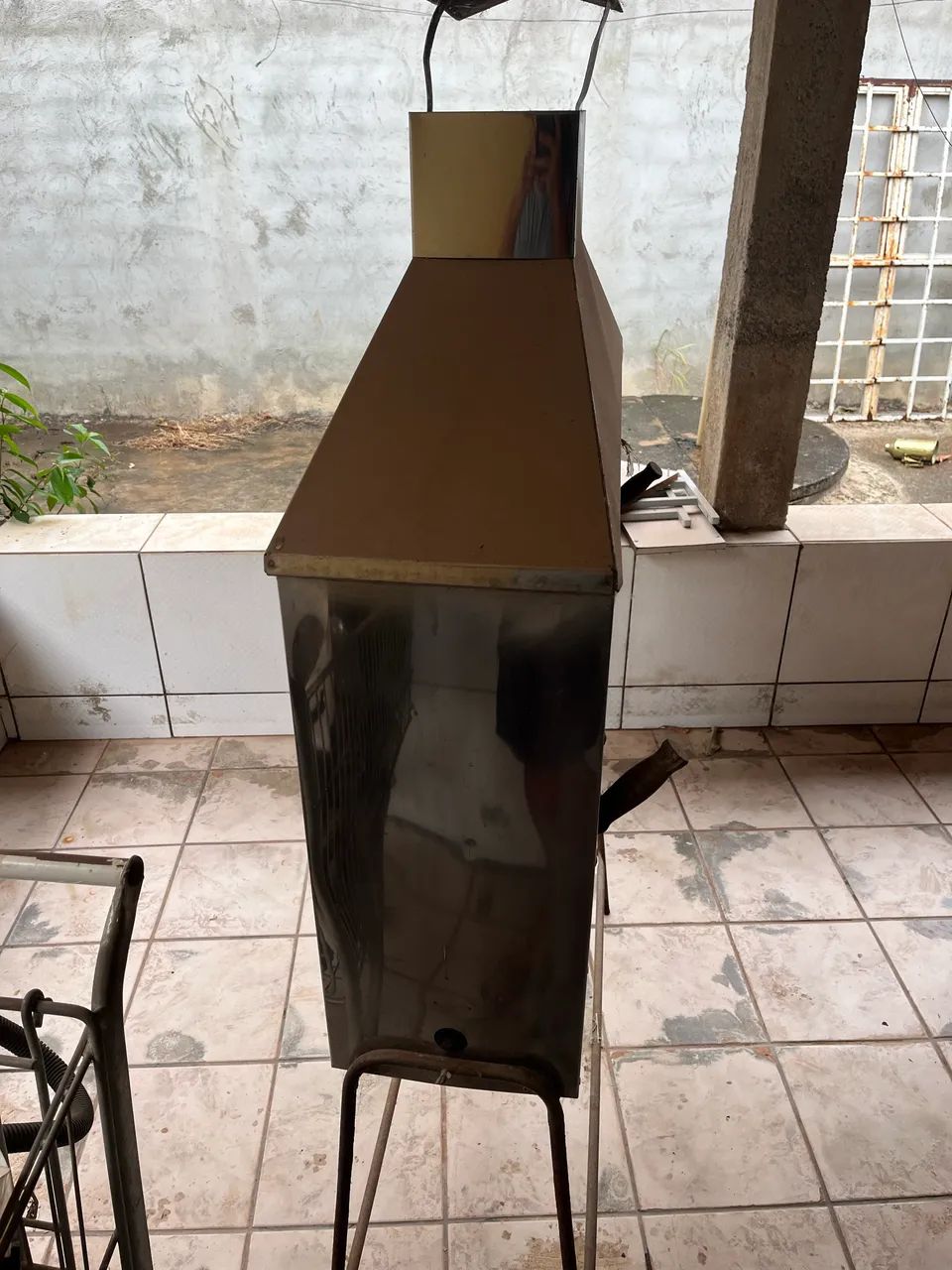 Churrasqueira alumínio profissional grande espetinho completa  - Foto 2