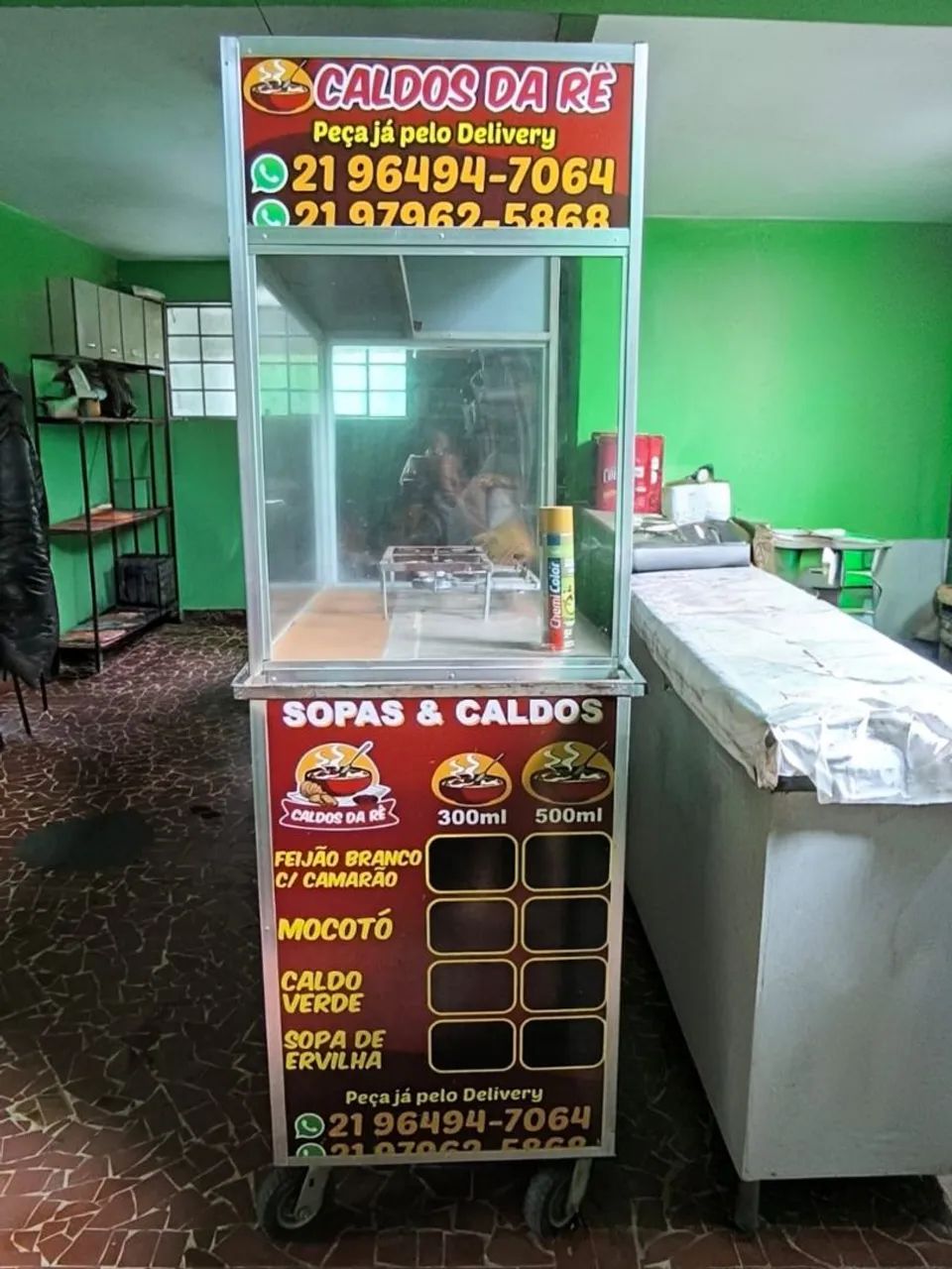 Barraca de lanche, caldos , salgados ou hot dog