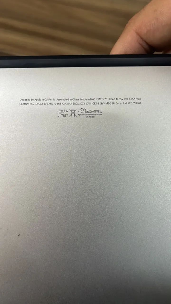 Notebook  MacBook Air 13? 2017 A1466