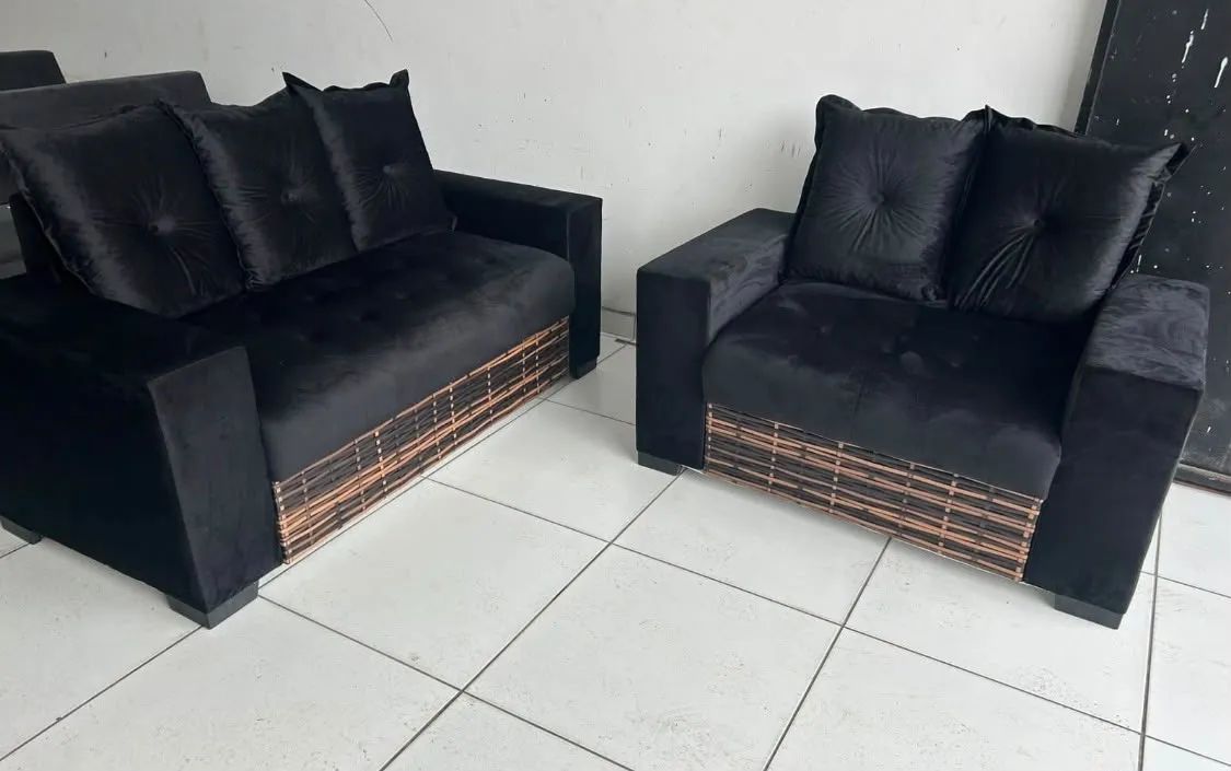 Conjunto 2 e 3 lugares de almofadas 