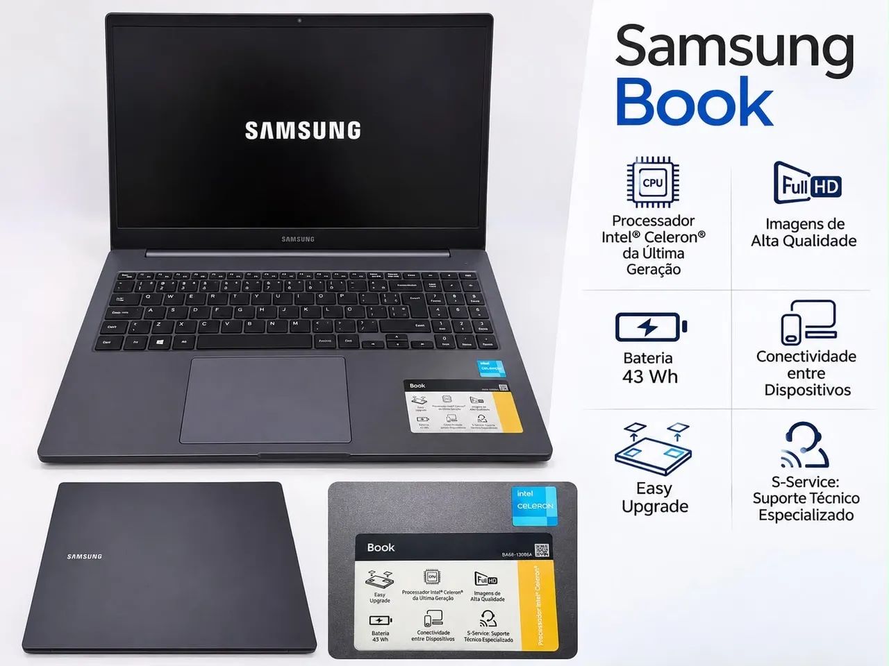 Notebook SAMSUNG BOOK - INTEL CELERON - Foto 3
