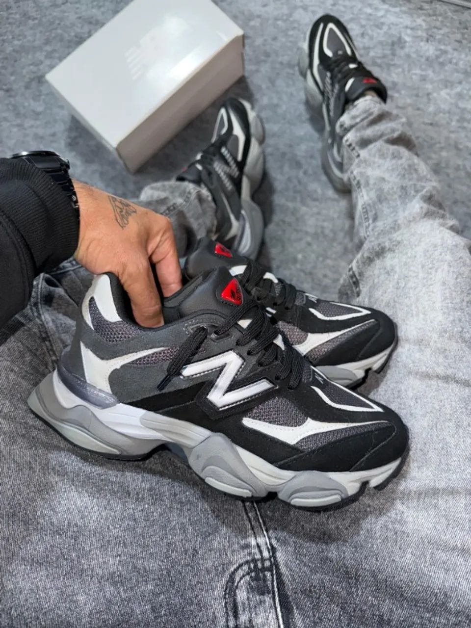 Tenis New balance 9060 Couro - Foto 4