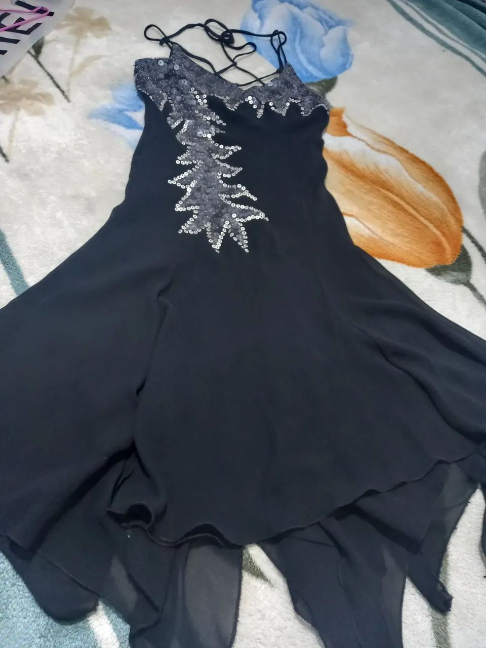 Vestido com paetes