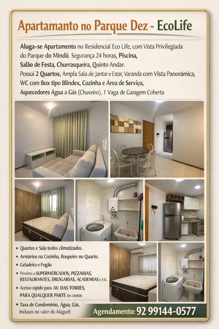 Alugo Lindo Apartamento Mobiliado