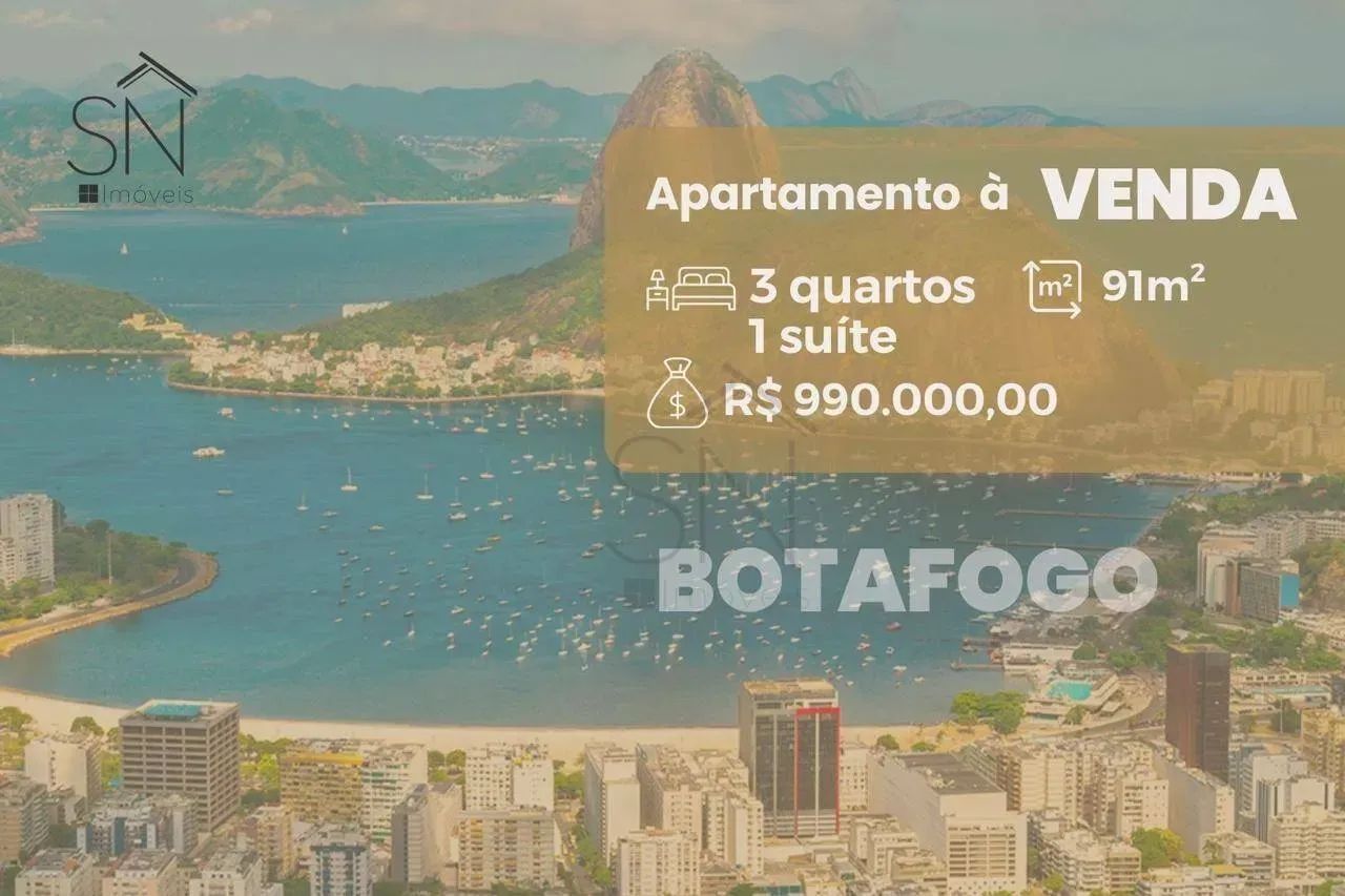 Apartamento à venda, 91 m² por R$ 990.000,00 - Botafogo - Rio de Janeiro/RJ