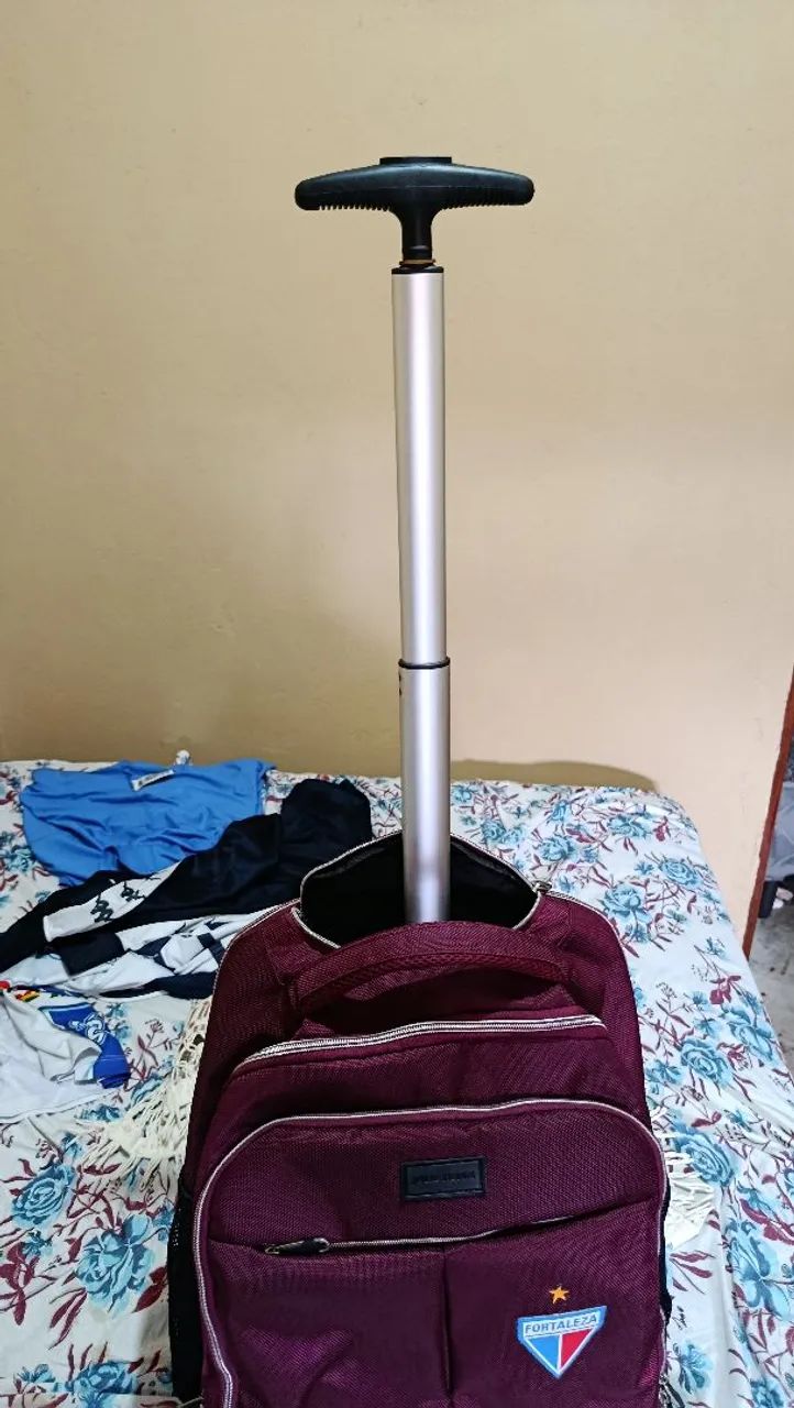 Mochila de viagem Fortaleza com rodinha  - Foto 4