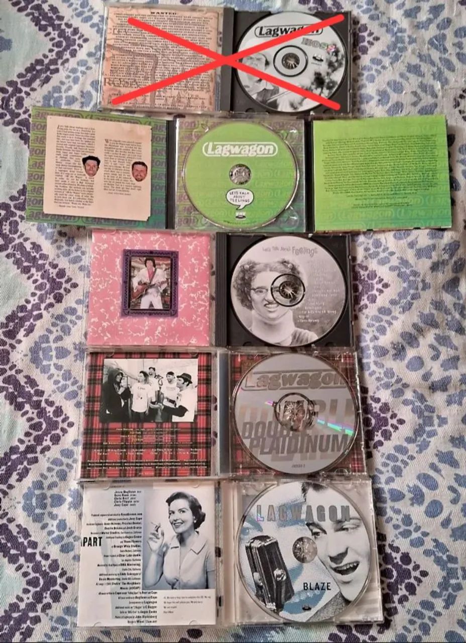 CDs banda Lagwagon hardcore surf skate - Foto 3