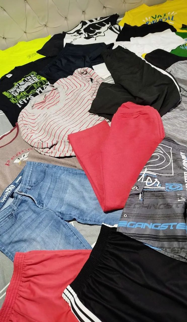 Combo roupa infantil menino - 13/14 anos  - Foto 2