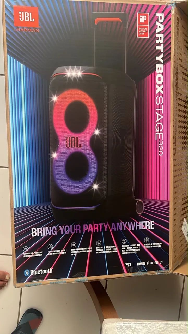Vendo caixa de som Jbl partybox stage 320. - Foto 4