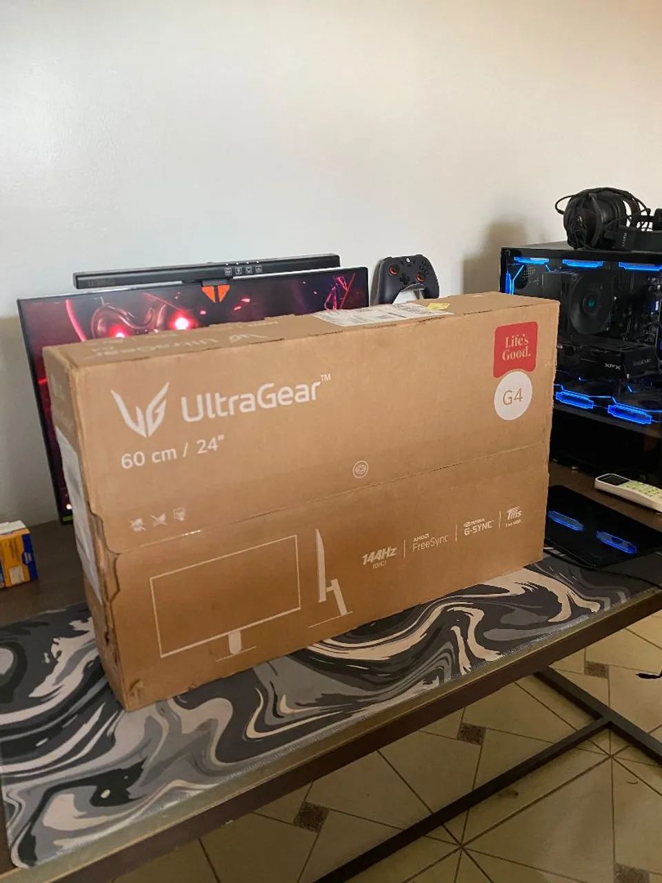 MONITOR GAMER LG ULTRAGEAR 24" 144HZ IPS
