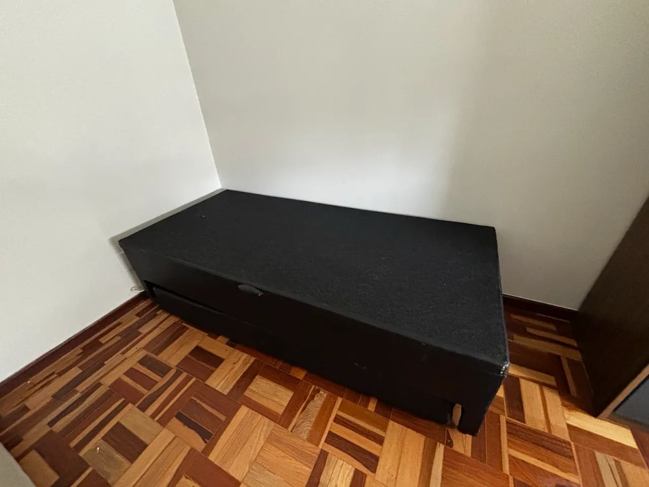Cama Box solteiro com Auxiliar + Colchão 
