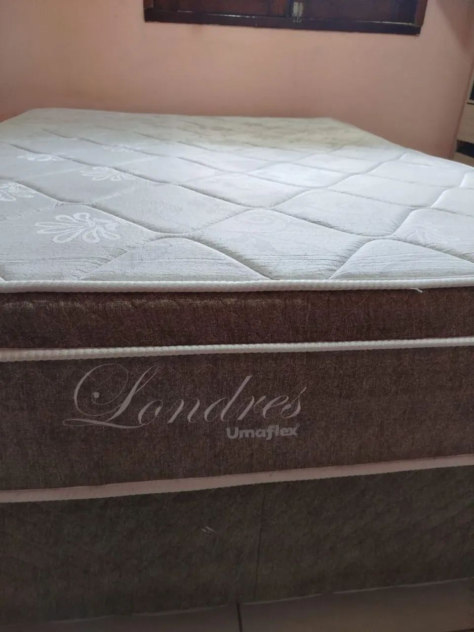 Cama de casal nova!  colchão + base, marca umaflex  - Foto 2