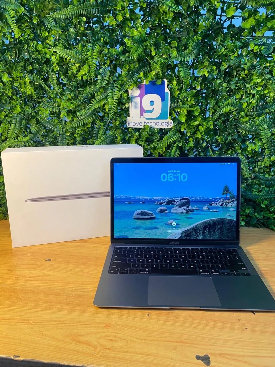 MacBook Air A2337 2020 M1 Cor Space Gray 8GB 256GB SSD 198 ciclos