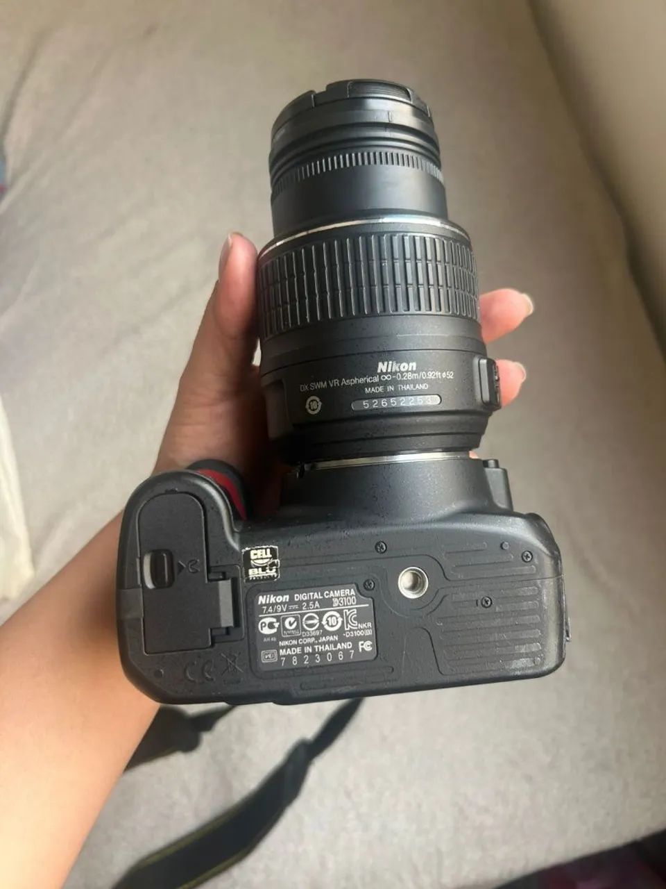 Câmera Nikon D3100 DSLR + Lente VR - Excelente Estado - Pronta para Uso - Foto 4