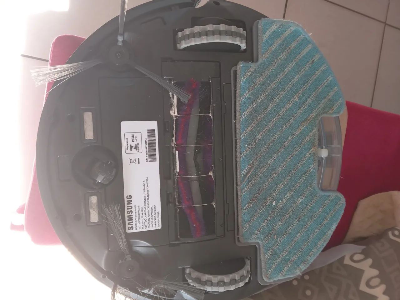 aspirador robô Samsung modelo vr05r5050wk/az - Foto 6