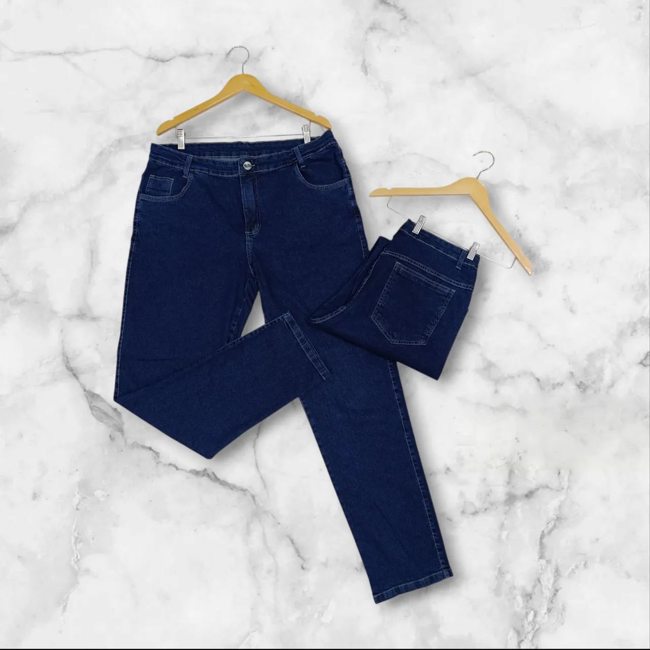 Calça masculina PLUS SIZE com lycra - Foto 3
