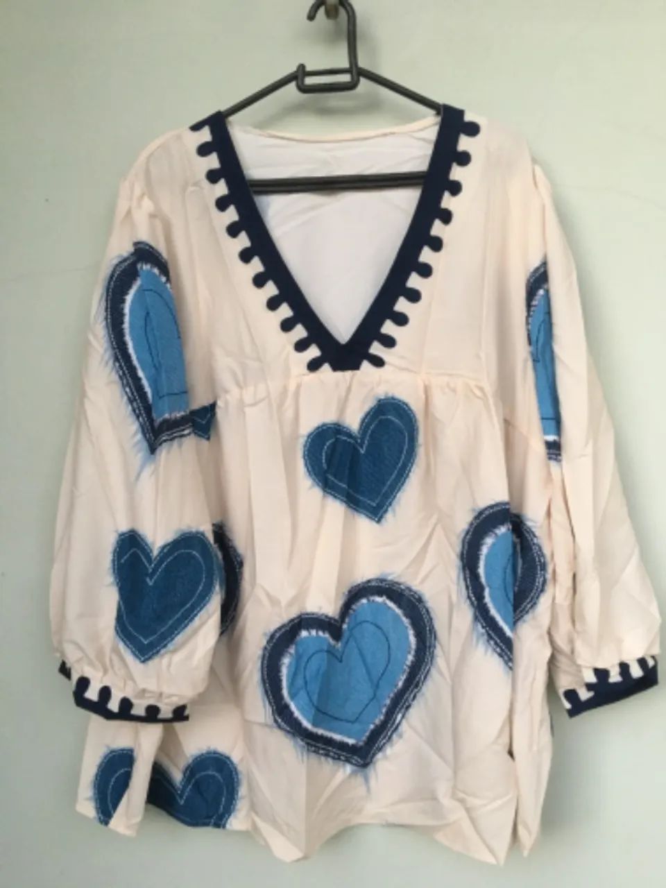 Bata blusa plus size 4xl nova