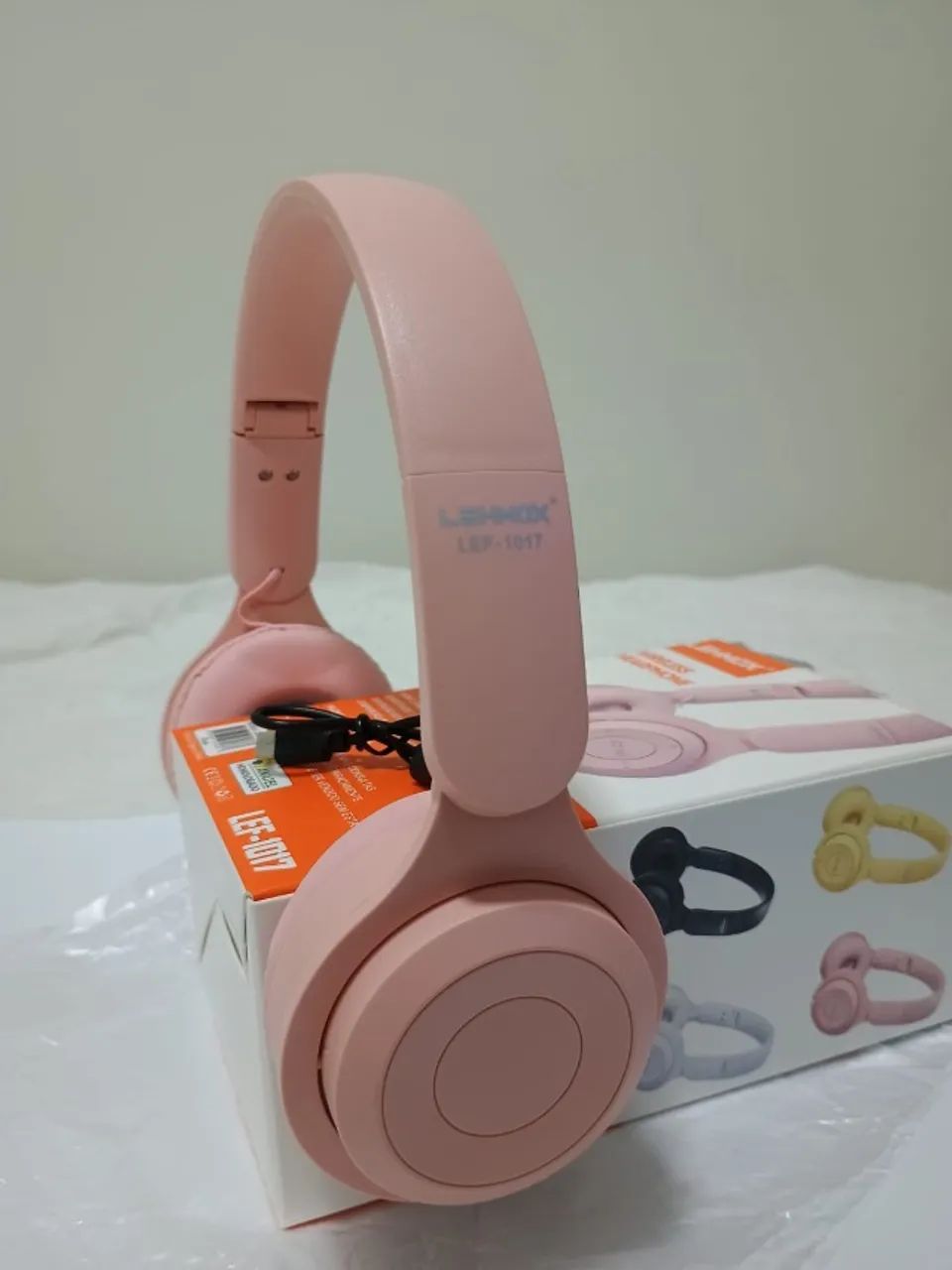 Fone De Ouvido Hearphone Bluetooth Wireless - Lehmox Rosa - Foto 4