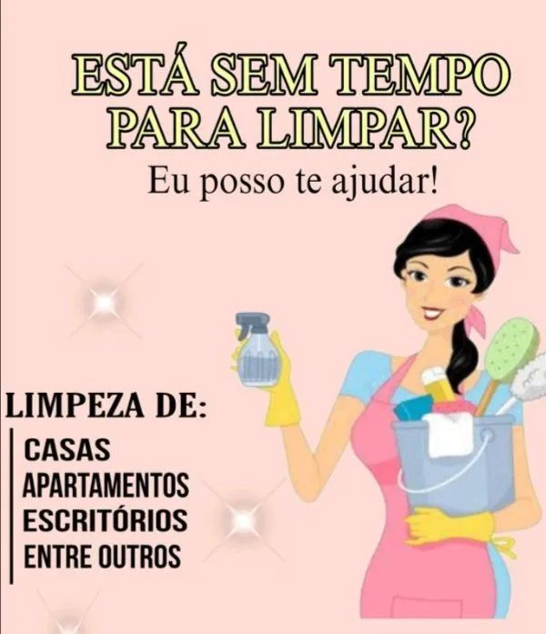 Diarista e faxineira 