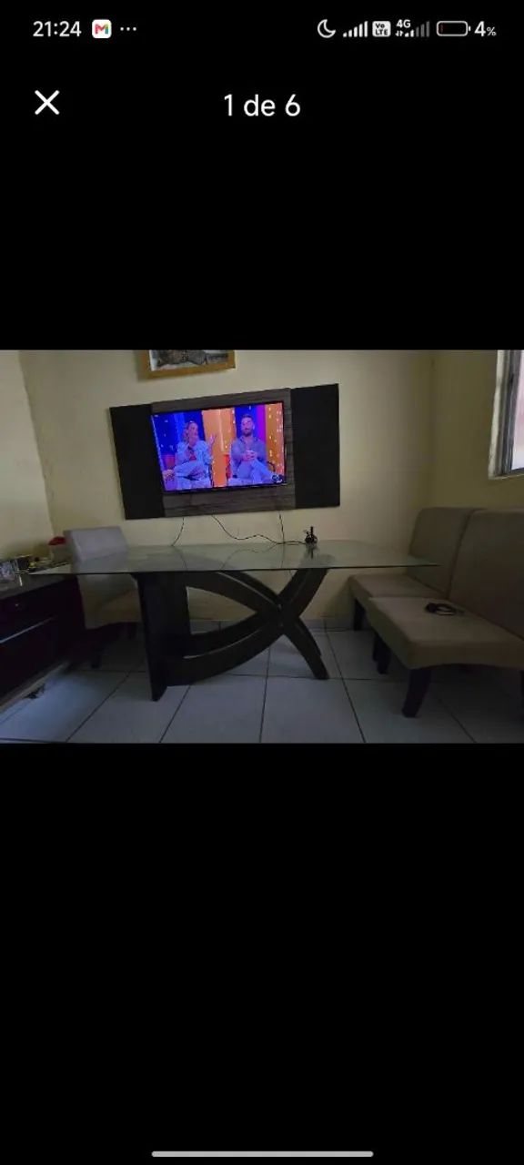 Mesa de jantar de vidro  - Foto 3