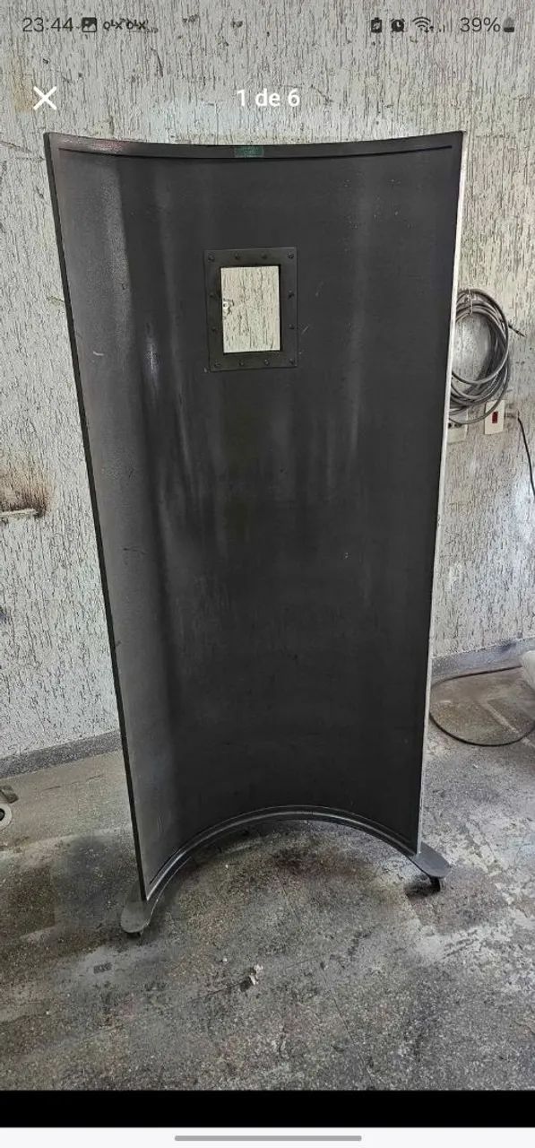 Biombo com visor plumbífero C/ chumbo de 2.0mm - 80x188 cm - Foto 2