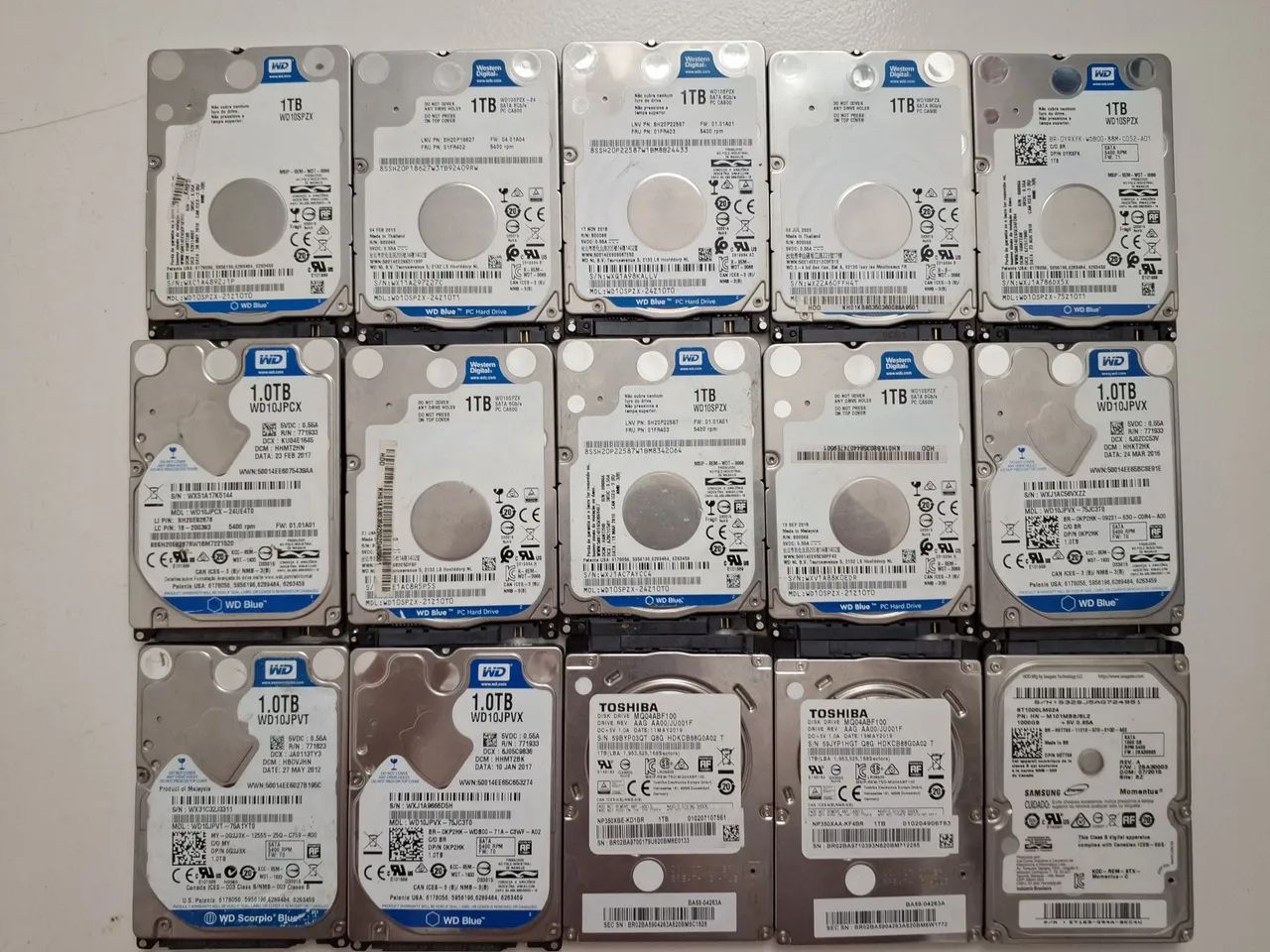 15 hds 1tb notebook 2.5  - Foto 4