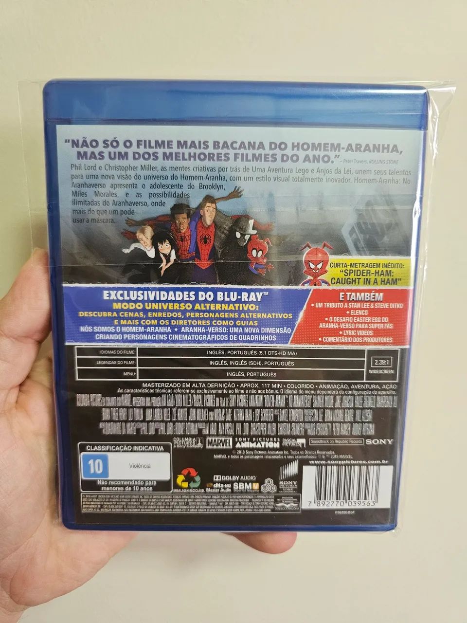 Homem Aranha no arranhaverso (Blu-ray) Raro - Foto 2