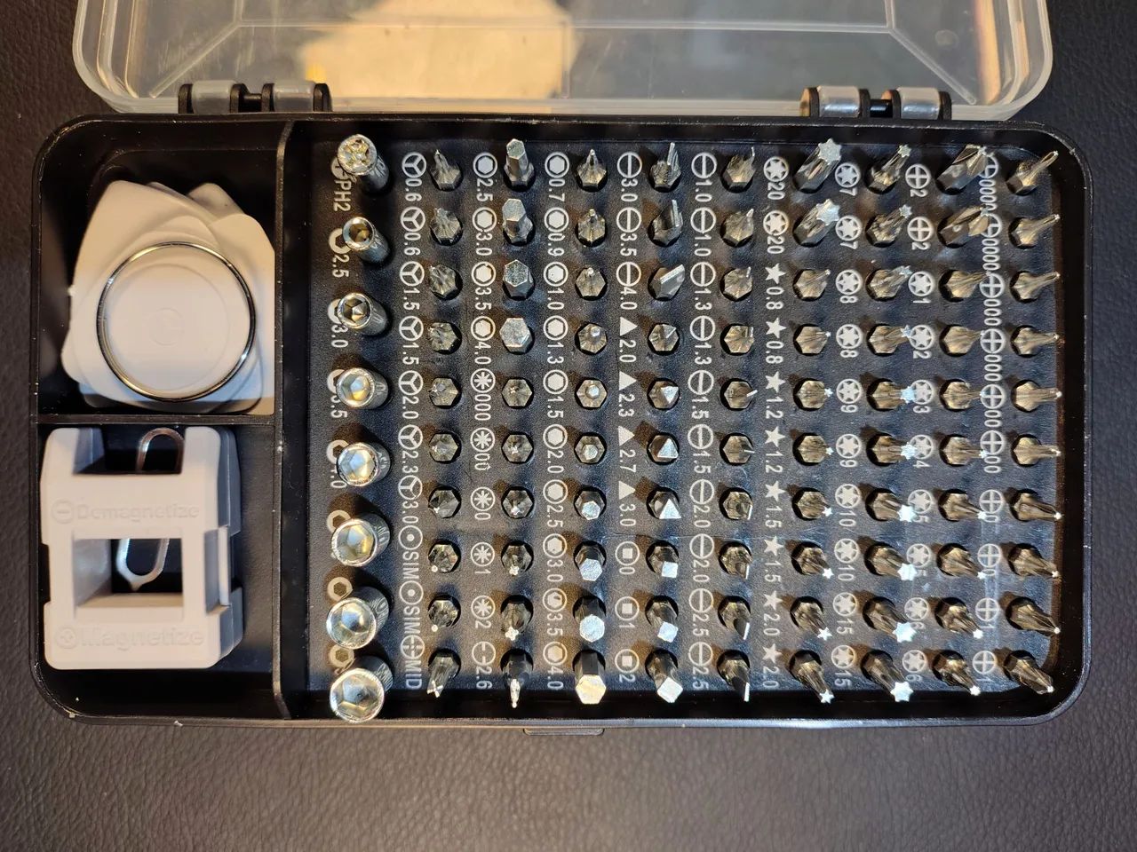Kit de Chaves de Precisão 115 em 1 (Magnético) para PC e Celular - Pronta Entrega - Foto 4