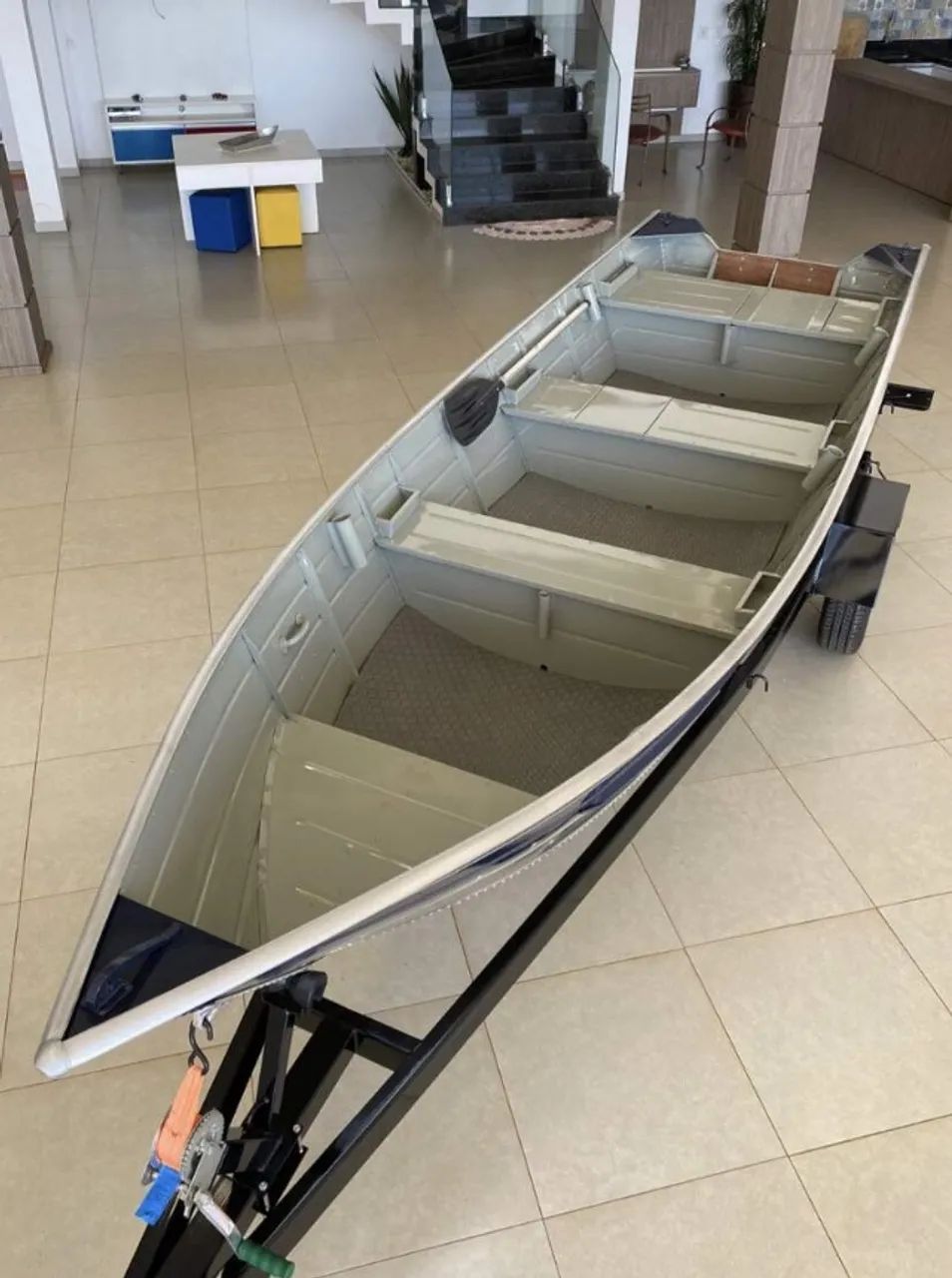 BARCO DE ALUMINIO 6 METROS BORDA ALTA ZERO PRONTA ENTREGA