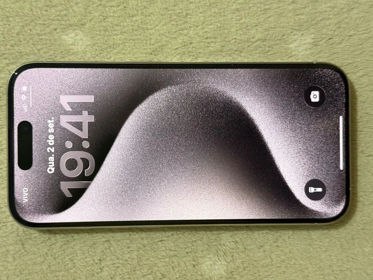 iPhone 15 Pro 128GB Branco ? Sem Marcas de Uso | Bateria 81% - Foto 2