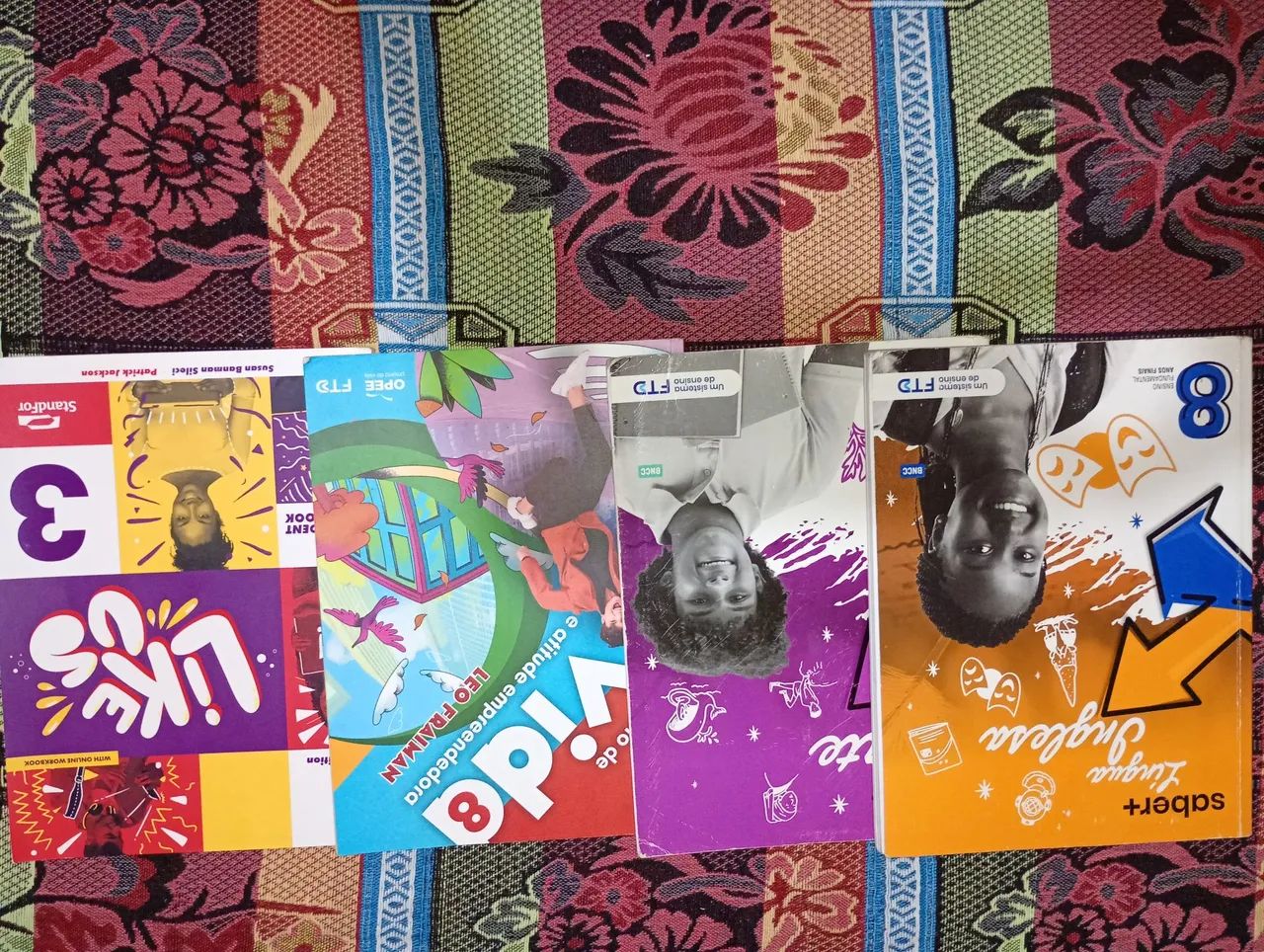 CAIXA COMPLETA DE LIVROS DO 8° ANO. FTD - Foto 4