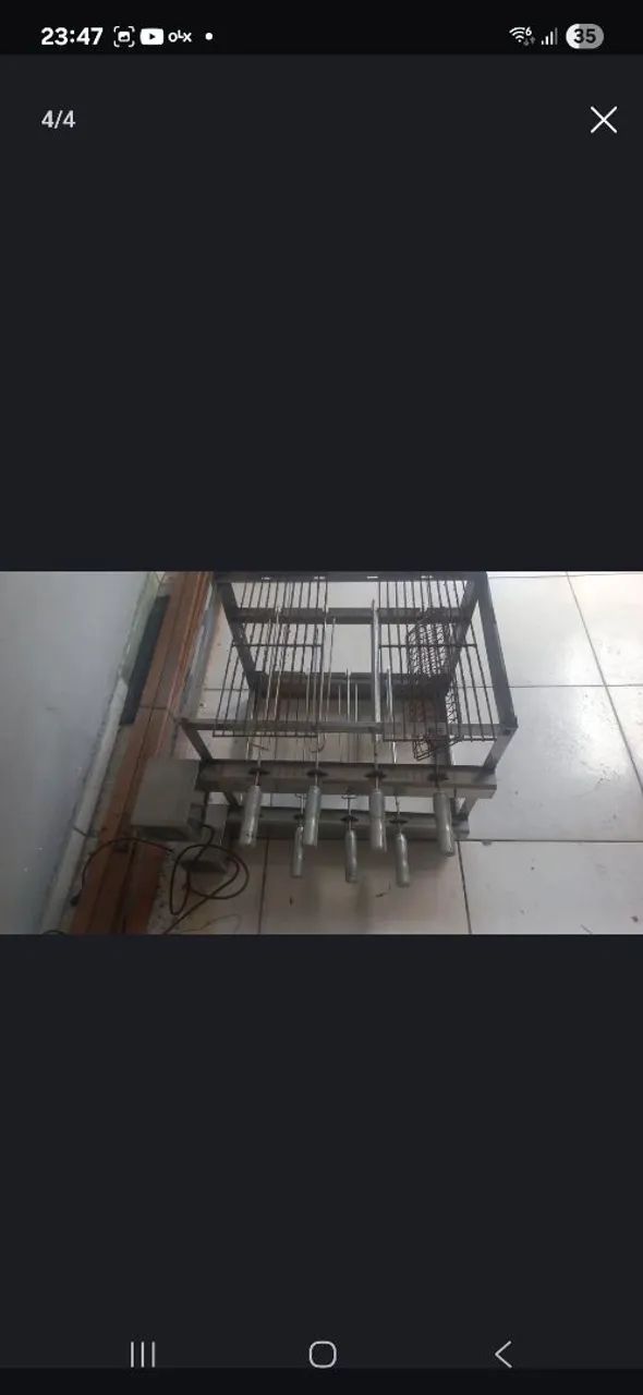 Churrasqueira  com espeto  - Foto 3