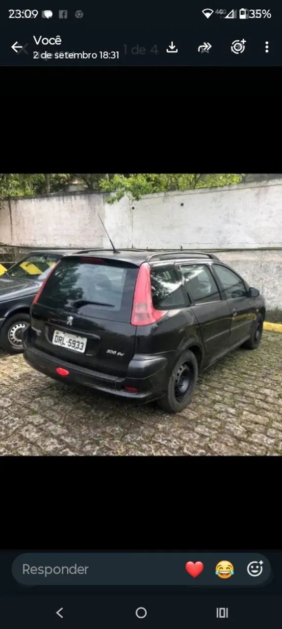 Peugeot 206 SW Presence 1.4/ 1.4 Flex 8V 5P 2005