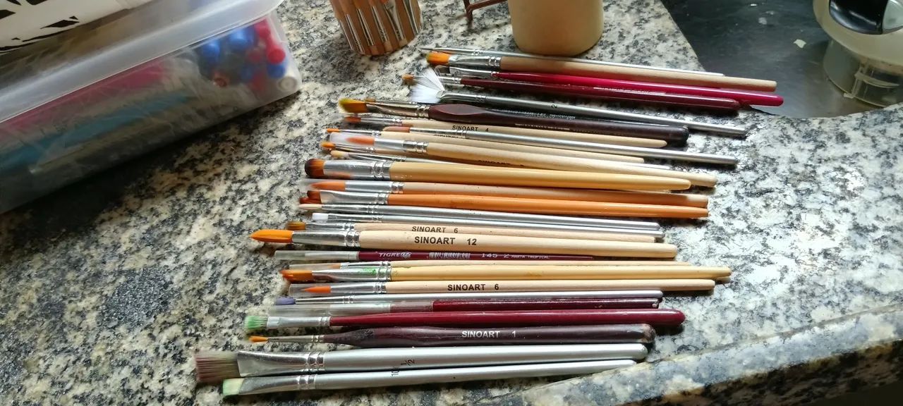 Pinceis novos So para quem desenha .leia descricao. - Foto 3