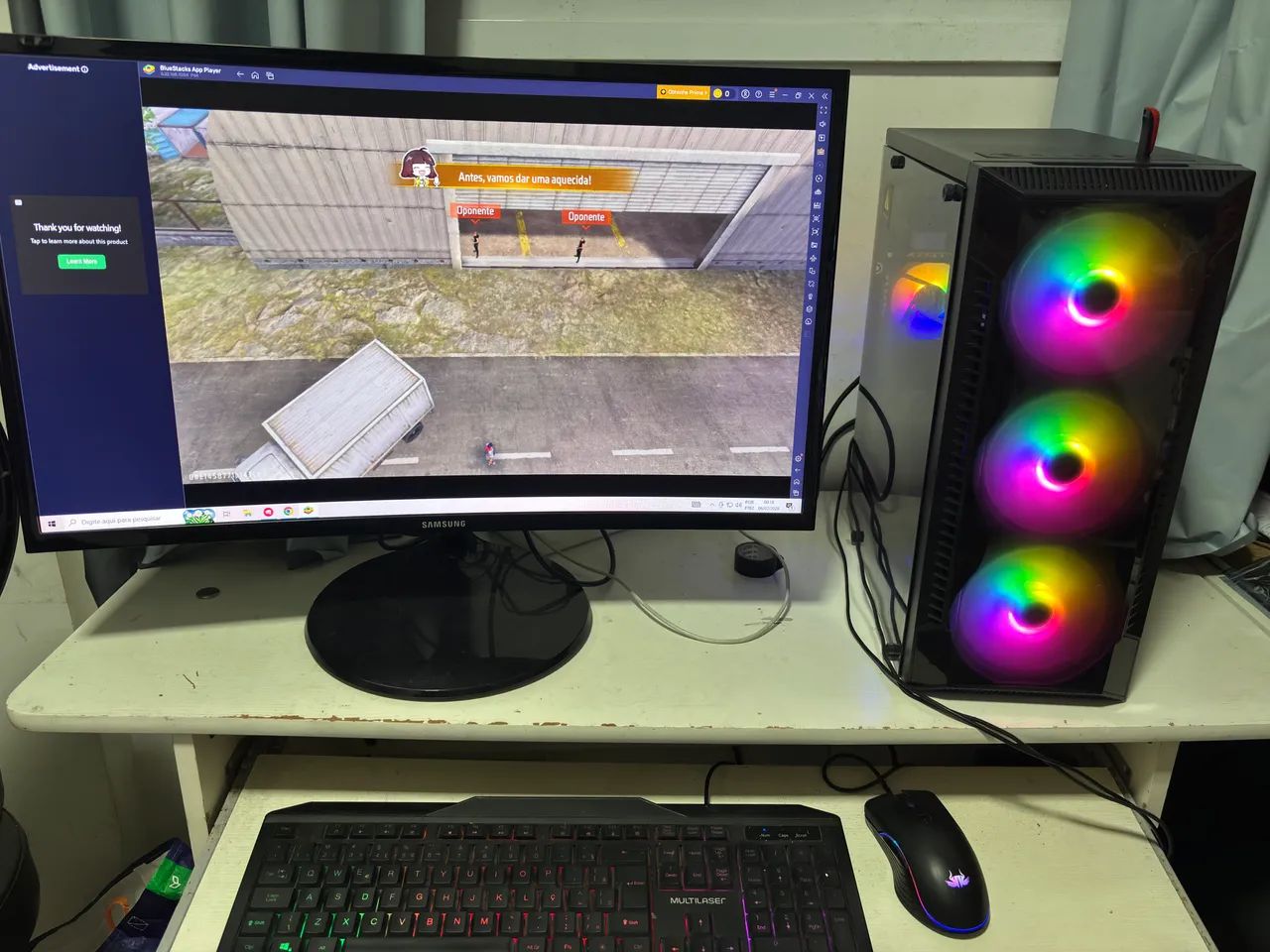 Pc gamer i3 | 8gb ddr4 | 240ssd | parcelamos - Foto 2