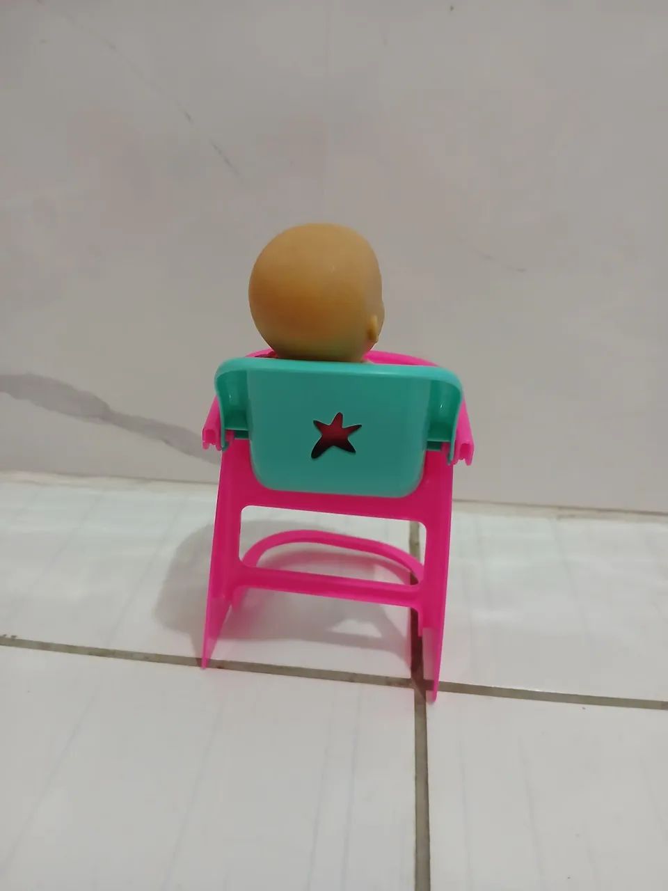 Bonequinha bebê + cadeirinha - Foto 3