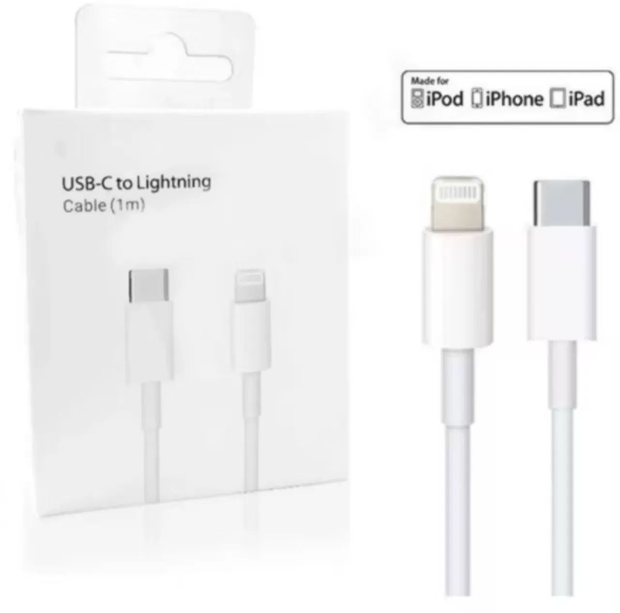 Cabo de Carregamento Compatível com iPhone 8 ao 14 - Carregamento Rápido e Reforçado - Foto 3